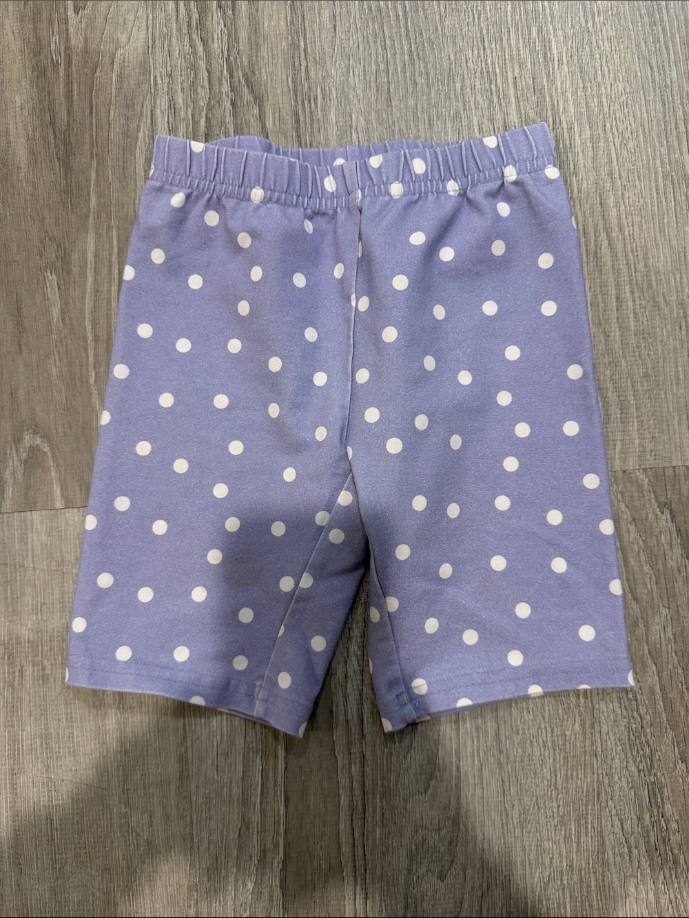 Hanna Andersson Lavender Polka Dot Bike Shorts